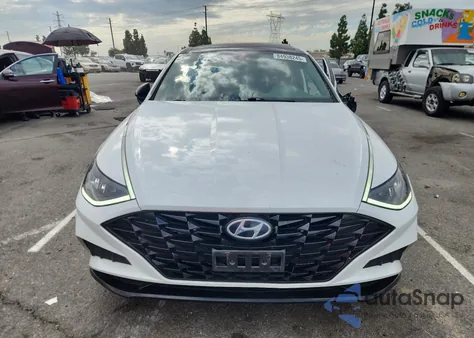 2021 Hyundai Sonata Sel Plus from USA, damaged, VIN 5NPEJ4J27MH107243